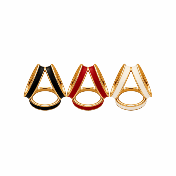 Women Gold Scarf Ring