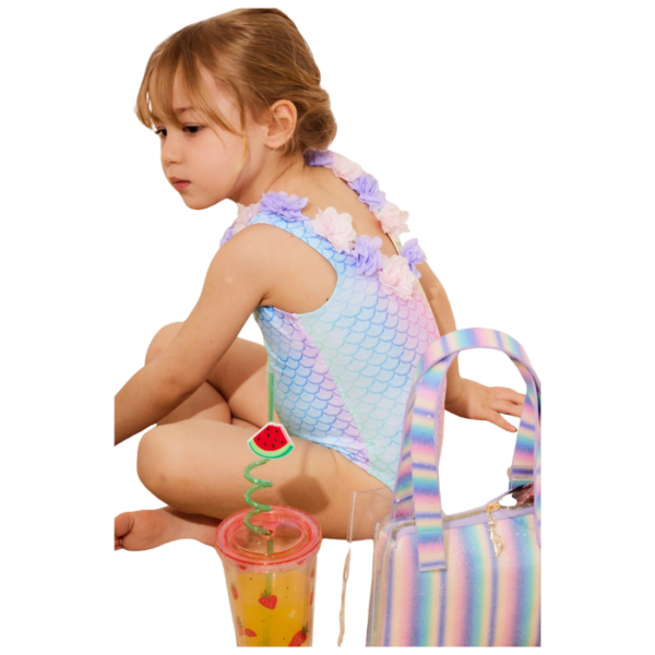 Girls Mermaid One Piece Swimsuit