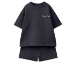 Kids Anthracite Shorts Set - Image 