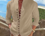 Moroccan Linen shirt - Image 