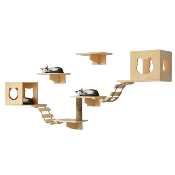 NeoStyle Cat Wall Shelf Set NeoStyle