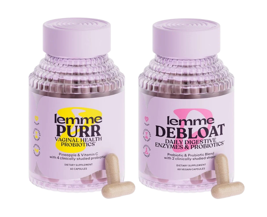 1 Lemme Purr And Debloat Capsule Women's Vaginal Health Supplement Bundle - Image 1