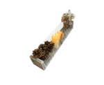 Wooden Metal Decorative Tray - Image 