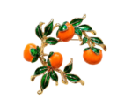 Mandarin Branch Brooch - Image 