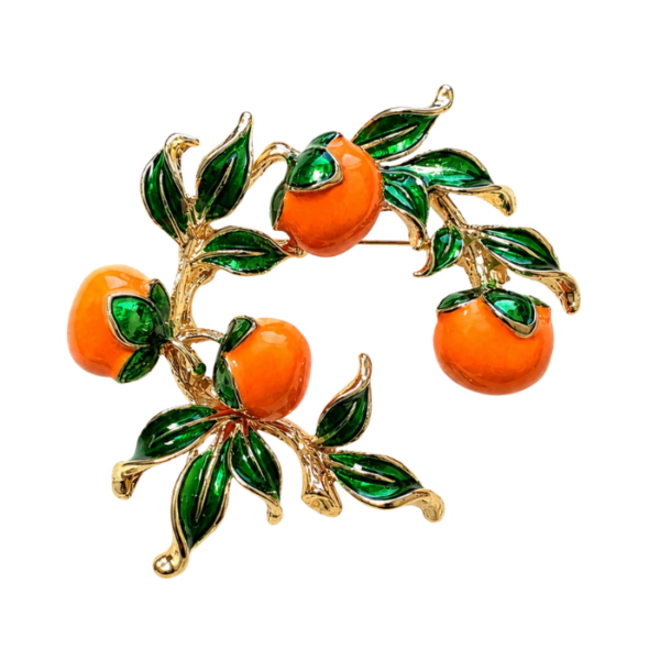 Mandarin Branch Brooch