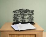 Personalized Word Cloud Desk Display - Image 