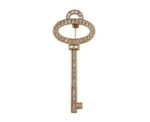 Crystal Key Brooch - Image 