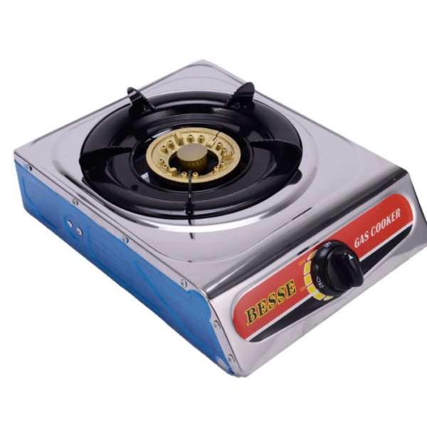 Besse Gas Cooker Single Burner Stainless Steel