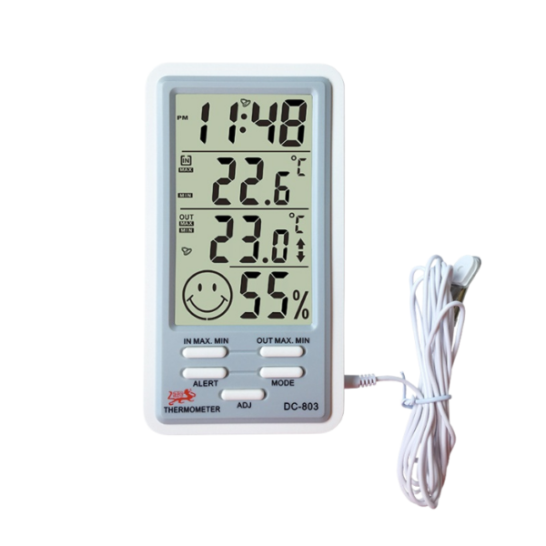 Digital Weather Station Thermometer Hygrometer Temperature And Humidity Monitor Alarm Clock