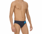 Arena Men Training Swimwear Compass Brief Navy Turquoise - Image 