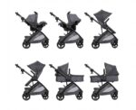 Baby Travel 6-in-1 System Stroller - Image 