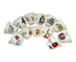 Handmade Design Chaffee Cups (Set of 6) - Image 
