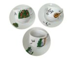 Personalized Handpainted Cups & Saucers Set (set of 6) - Image 