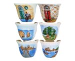 Traditional Lebanese Village Chaffee Cups (Set of 6) - Image 