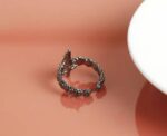 Crimson Heart Gothic Collectible Ring Adjustable Size - Image 