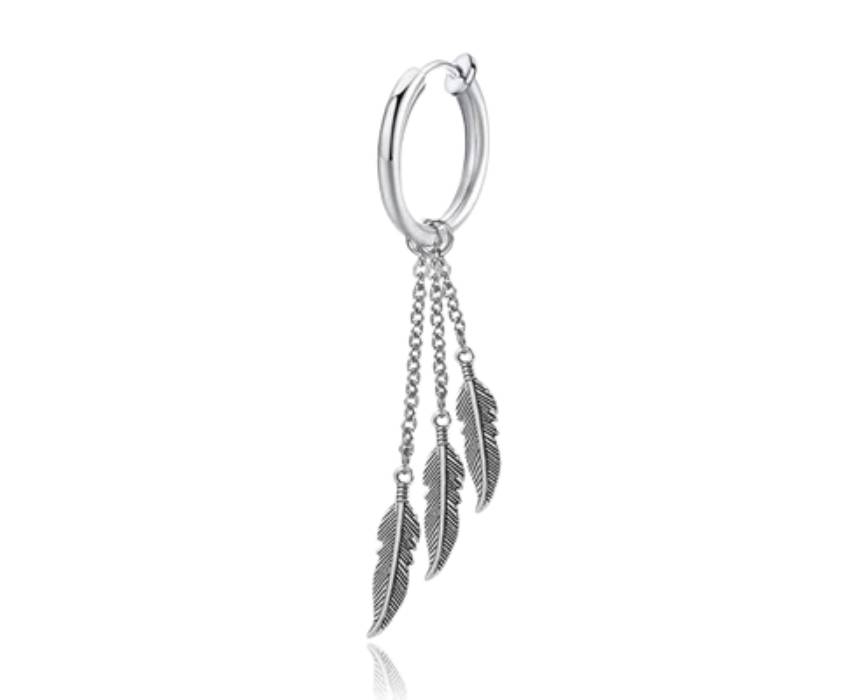 11 Feather Clip On Earrings - Image 1