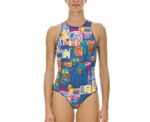 Arena Women Passport Training Swimear One Piece Rose Violet Multi - Image 
