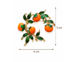 Mandarin Branch Brooch - Image 
