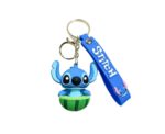 Stitch Watermelon 3D PVC Keychain - Image 