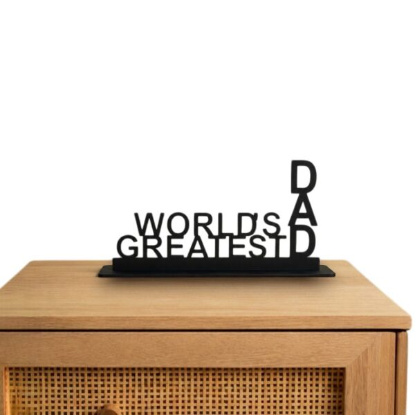 World's Greatest Dad Desk Display