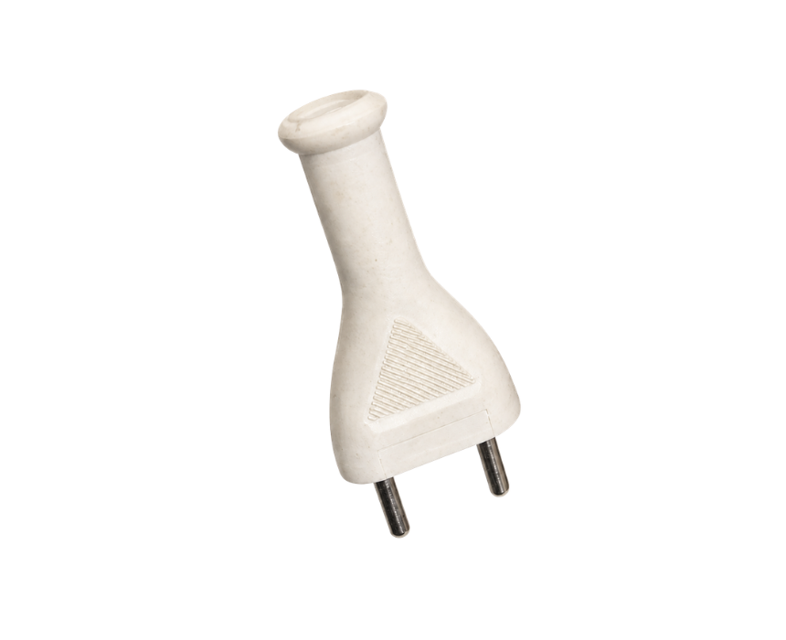 11 Plug Rewireable Round AC Power Plug - Image 1