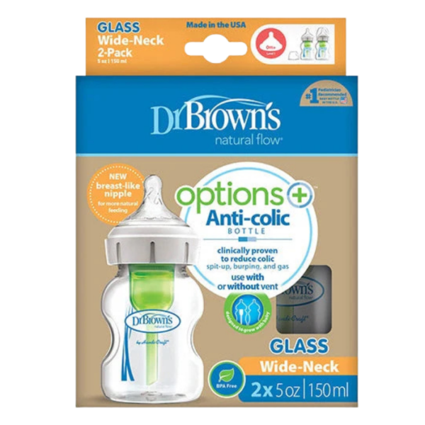 Dr Browns Glass Baby Feeding Bottles