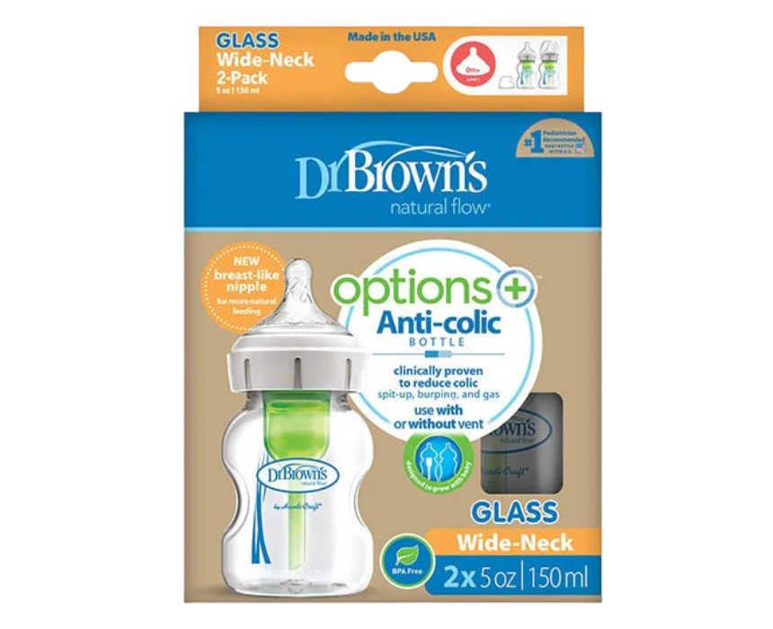 11 Dr Browns Glass Baby Feeding Bottles - Image 1