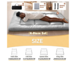 LIODUX Japanese Floor Mattress Futon Mattress - Image 