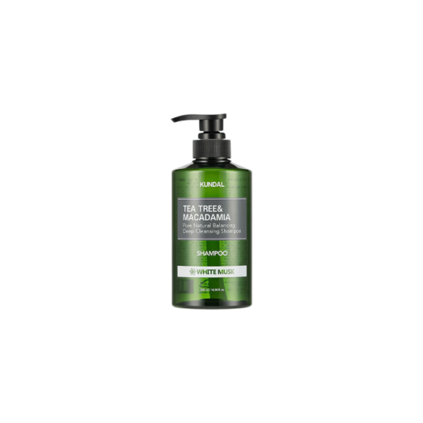 Natural Shampoo Tea Tree & Macadamia White Musk Kundal