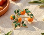 Mandarin Branch Brooch - Image 