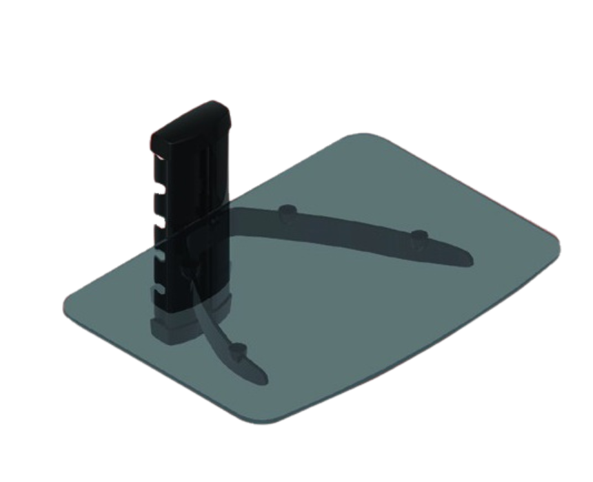 12 Conqueror Wall Mounted Media Shelf - Image 1