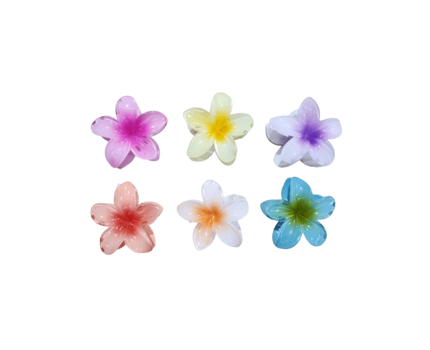 123 Floral Hair Claw Clip - Image 1