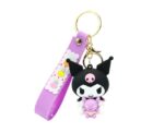 Kuromi 3D PVC Keychain - Image 