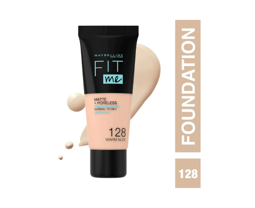 13 MNY FitMe Matte Foundation 128 Warm Nude - Image 1