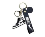 Black Nike Air Jordan 3D PVC Keychain - Image 