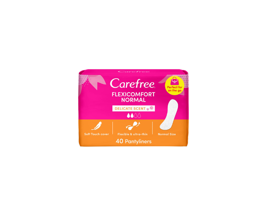 132 Pantyliners Flexi Comfort Cotton Carefree - Image 1