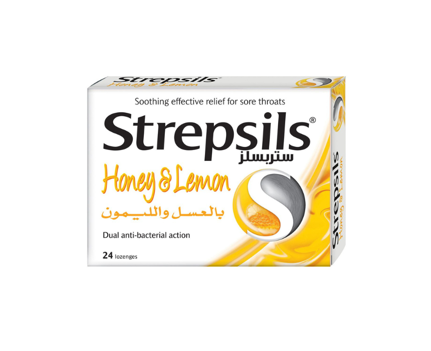 134 Honey Lemon Lozenges Strepsils - Image 1
