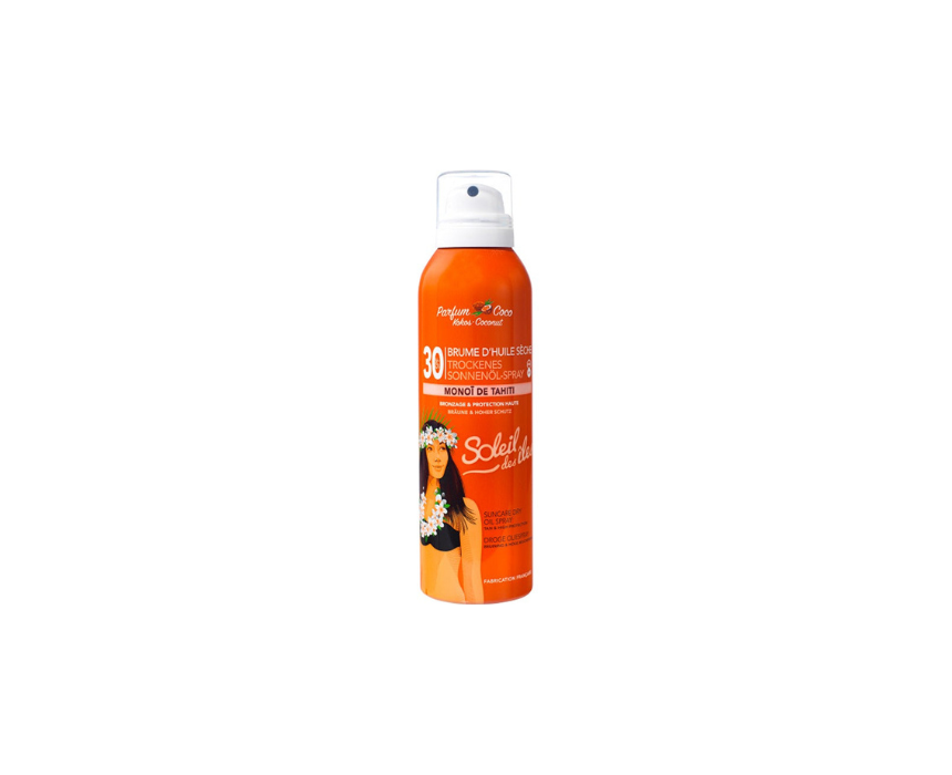 135 Dry Oil Mist Coconut Fragrance SPF30 Soleil des Îles - Image 1
