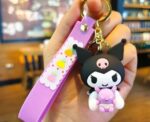 Kuromi 3D PVC Keychain - Image 