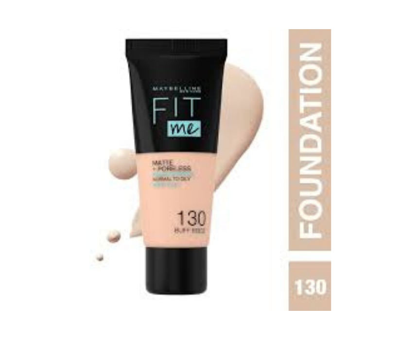 14 MNY FitMe Matte Foundation 130 Buff Beige - Image 1