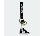 Black Nike Air Jordan 3D PVC Keychain - Image 