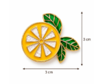Lemon Slice Brooch - Image 
