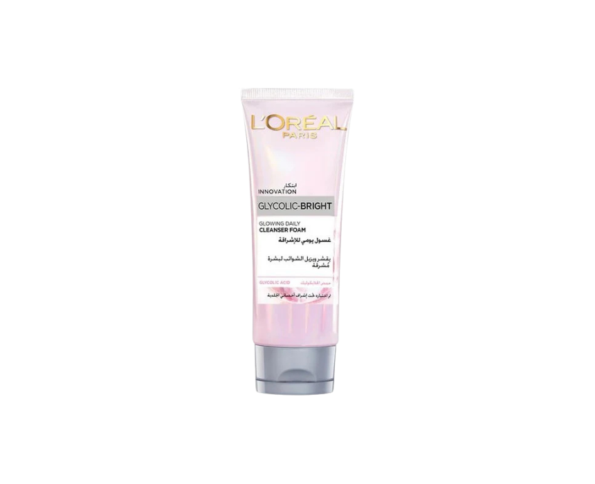 141 L’Oreal Glycolic Bright Cleanser Foam Wash - Image 1