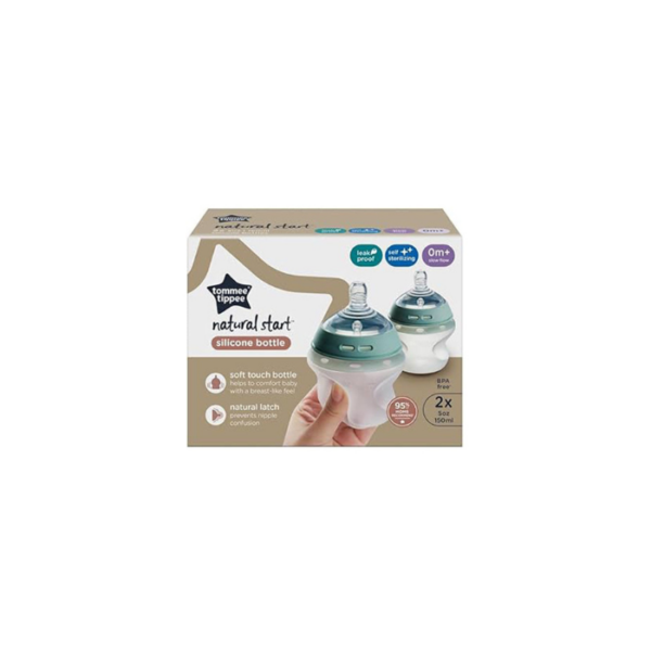 Natural Start Silicone Bottle 0M+ Tommee Tippee