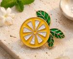 Lemon Slice Brooch - Image 