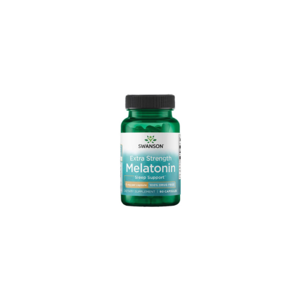 Extra Strength Melatonin 5mg Capsules Swanson
