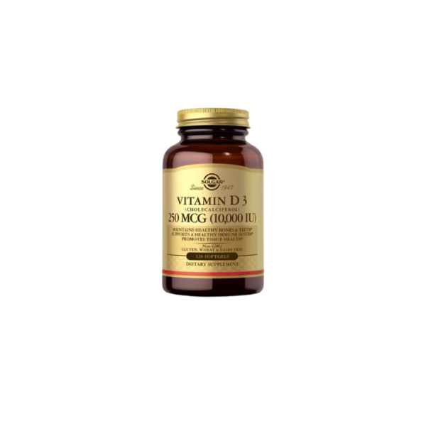 Vitamin D3 Supplement 10000IU 250mcg Solgar