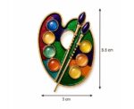 Artist Palette Brooch - Image 
