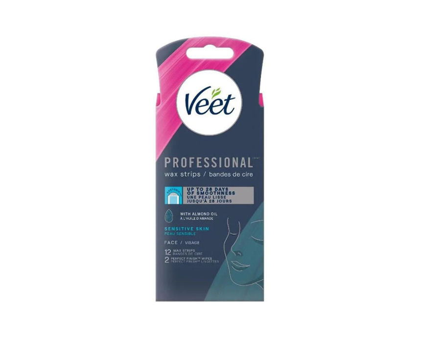170 Face Wax Strips Veet Sensitive - Image 1