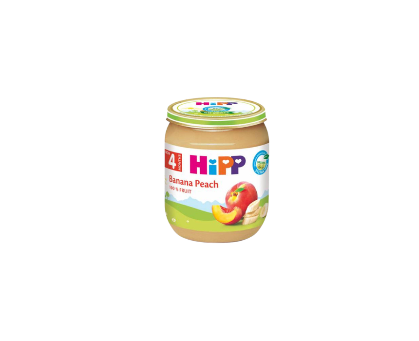 174 Banana & Peach Baby Food Hipp - Image 1